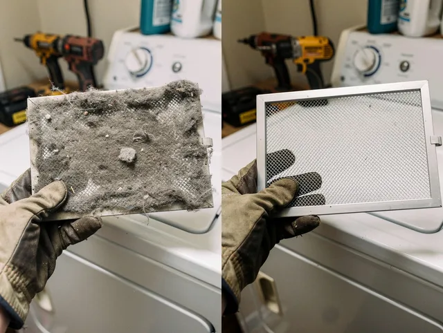 Professional lint trap cleaning by Grafton Dryer Vent Cleaning in Grafton